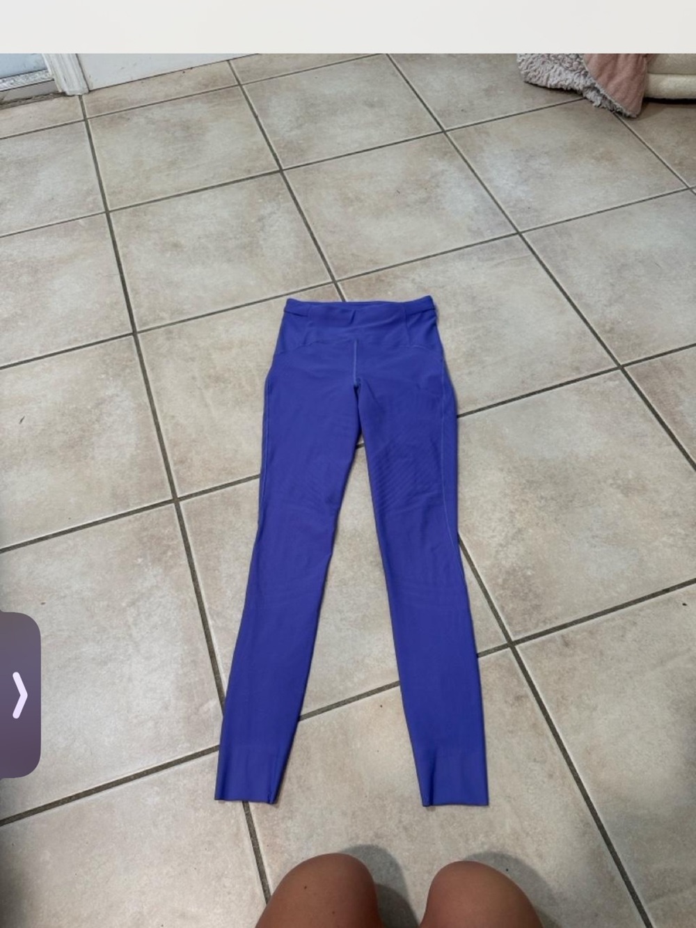 Lululemon size 4 Purple Fast & Free High Rise Running Leggings 28”